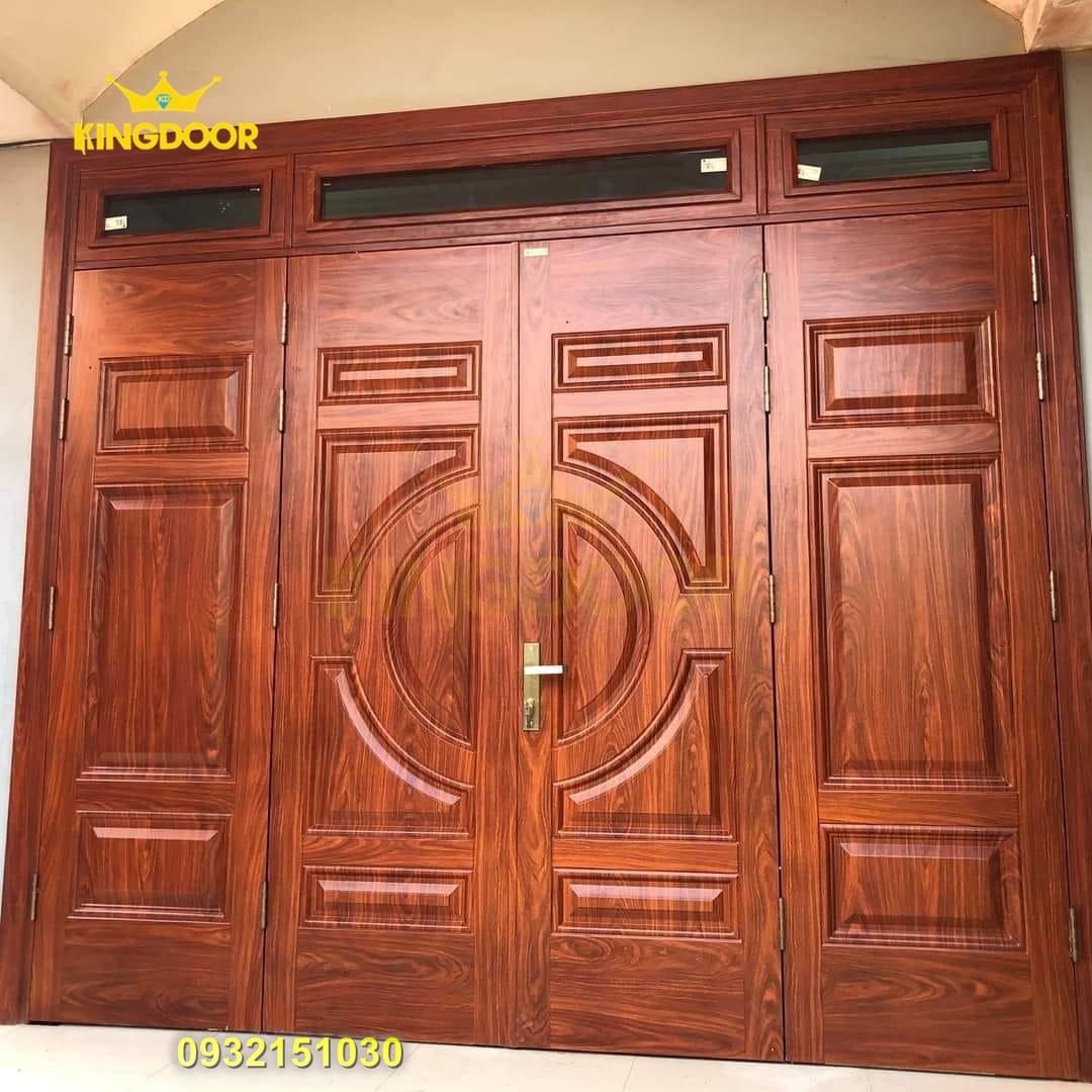 CỬA THÉP VÂN GỖ ĐẸP- BỀN- HIỆN ĐẠI NĂM 2023