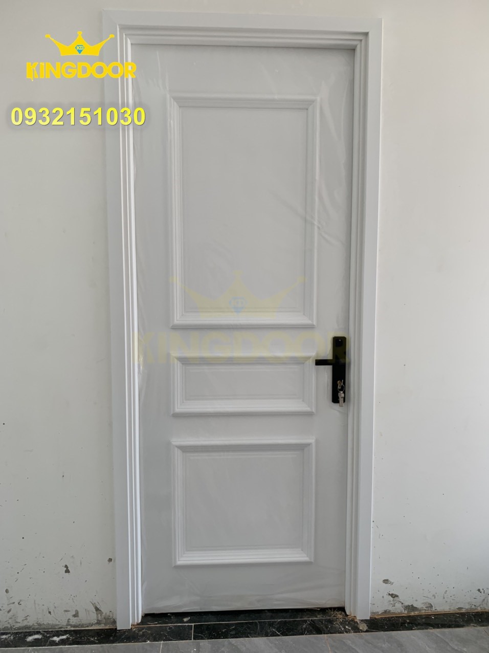 Cửa nhựa Composite tại Khánh Hòa- Mẫu cửa chỉ nổi tân cổ điển