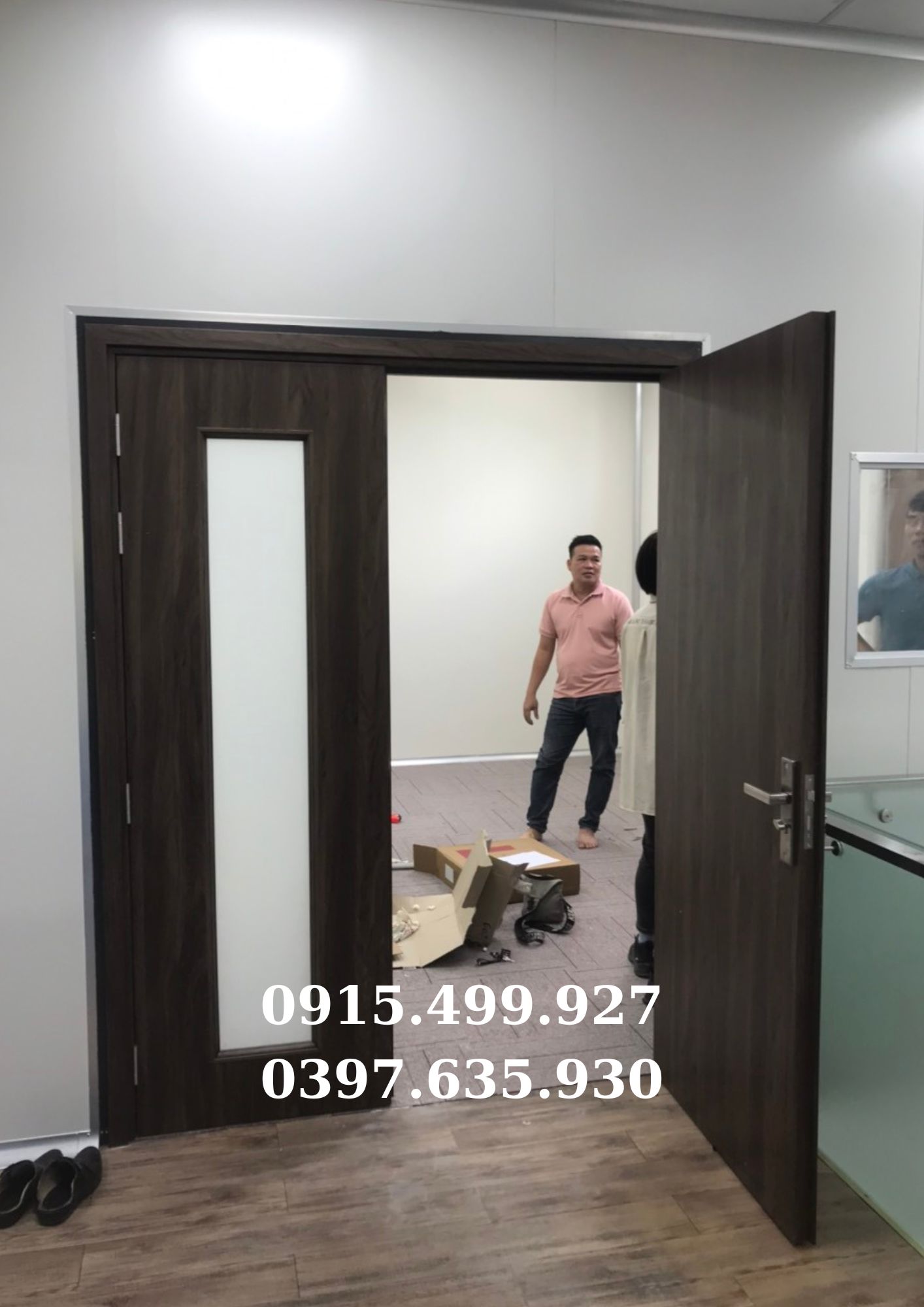 Báo giác ửa nhựa giả gỗ tại Phú Quốc Hoabinhdoor