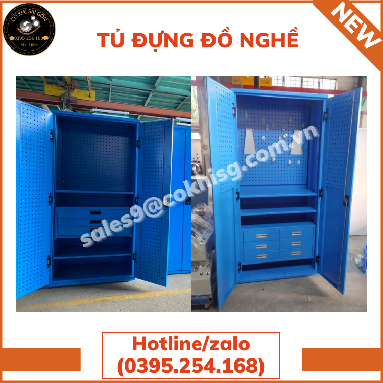 TỦ ĐỰNG ĐỒ NGHỀ TRONG KHO XƯỞNG CÔNG NGHIỆP