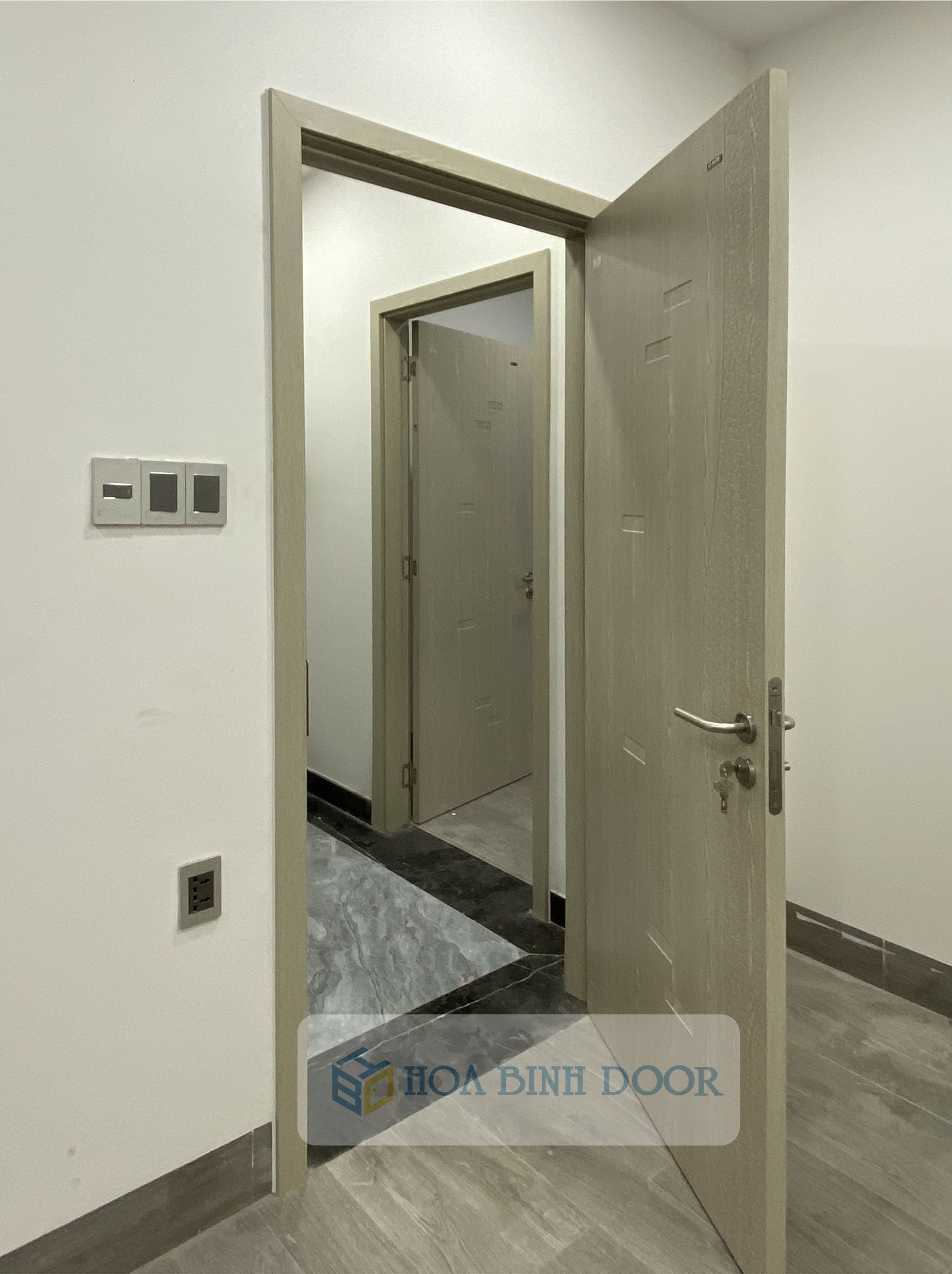 Cửa nhựa giả gỗ tại Cần Thơ  Cửa nhựa phòng ngủ