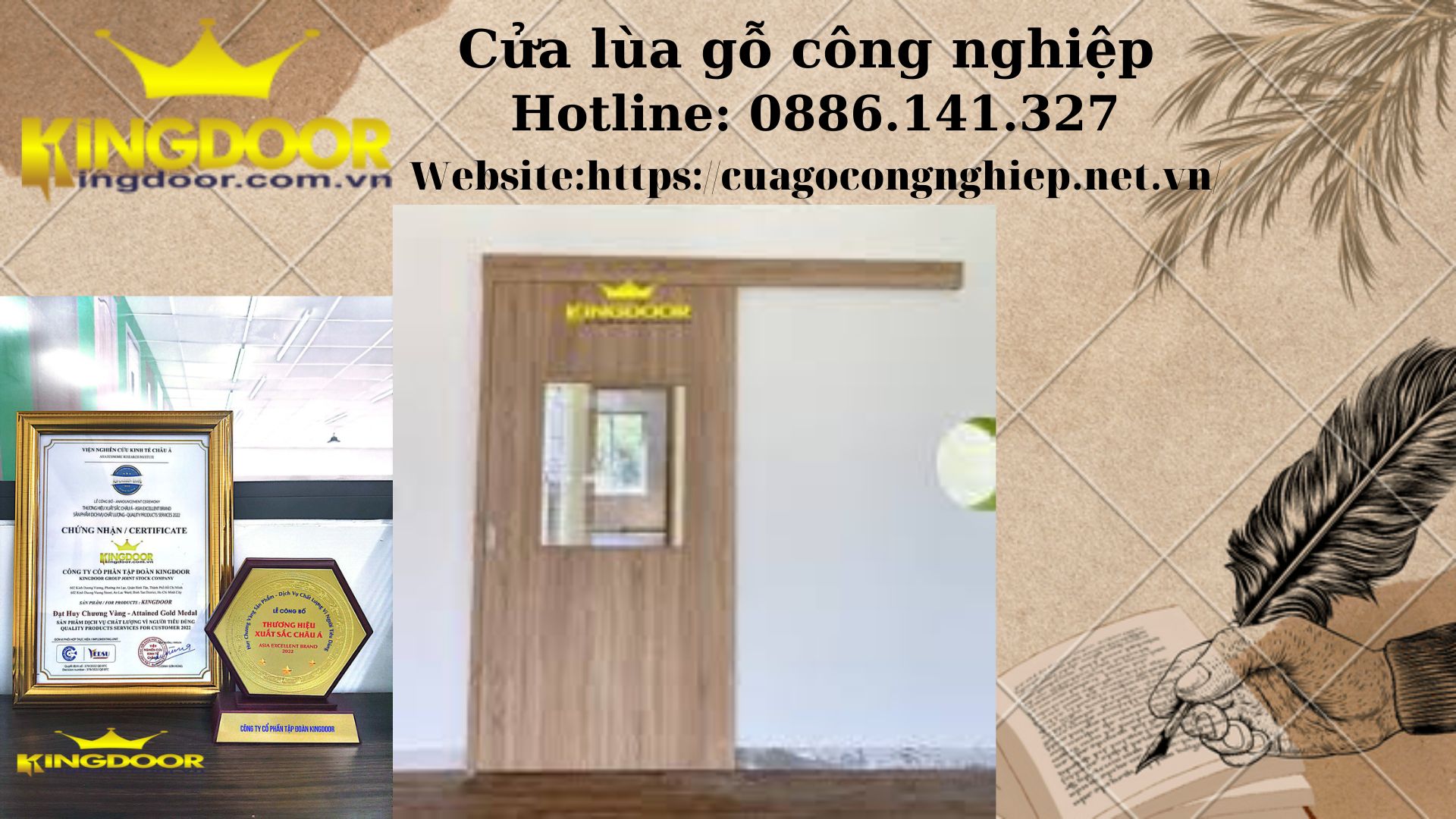 Cửa lùa gỗ công nghiệp - Mẫu cửa phòng ngủ đẹp