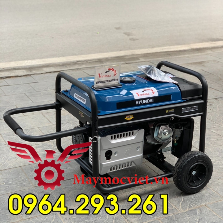 Máy phát điện Huyndai HG5500E đề nổ tự động, công suất 5.5kw