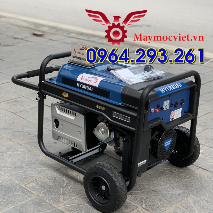 Máy phát điện Huyndai HG5500E đề nổ tự động, công suất 5.5kw
