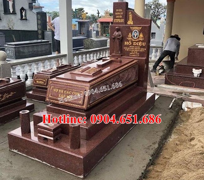 6+ Mẫu mộ đá công giáo đẹp bán tại Sài Gòn, Bình Dương, Đồng Nai