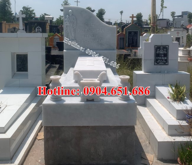 6+ Mẫu mộ đá công giáo đẹp bán tại Sài Gòn, Bình Dương, Đồng Nai