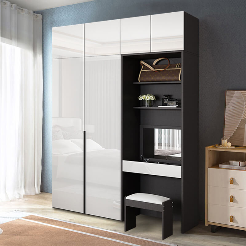 Tủ quần áo gỗ an cường đẹp - Tủ áo acrylic bóng gương An Cường