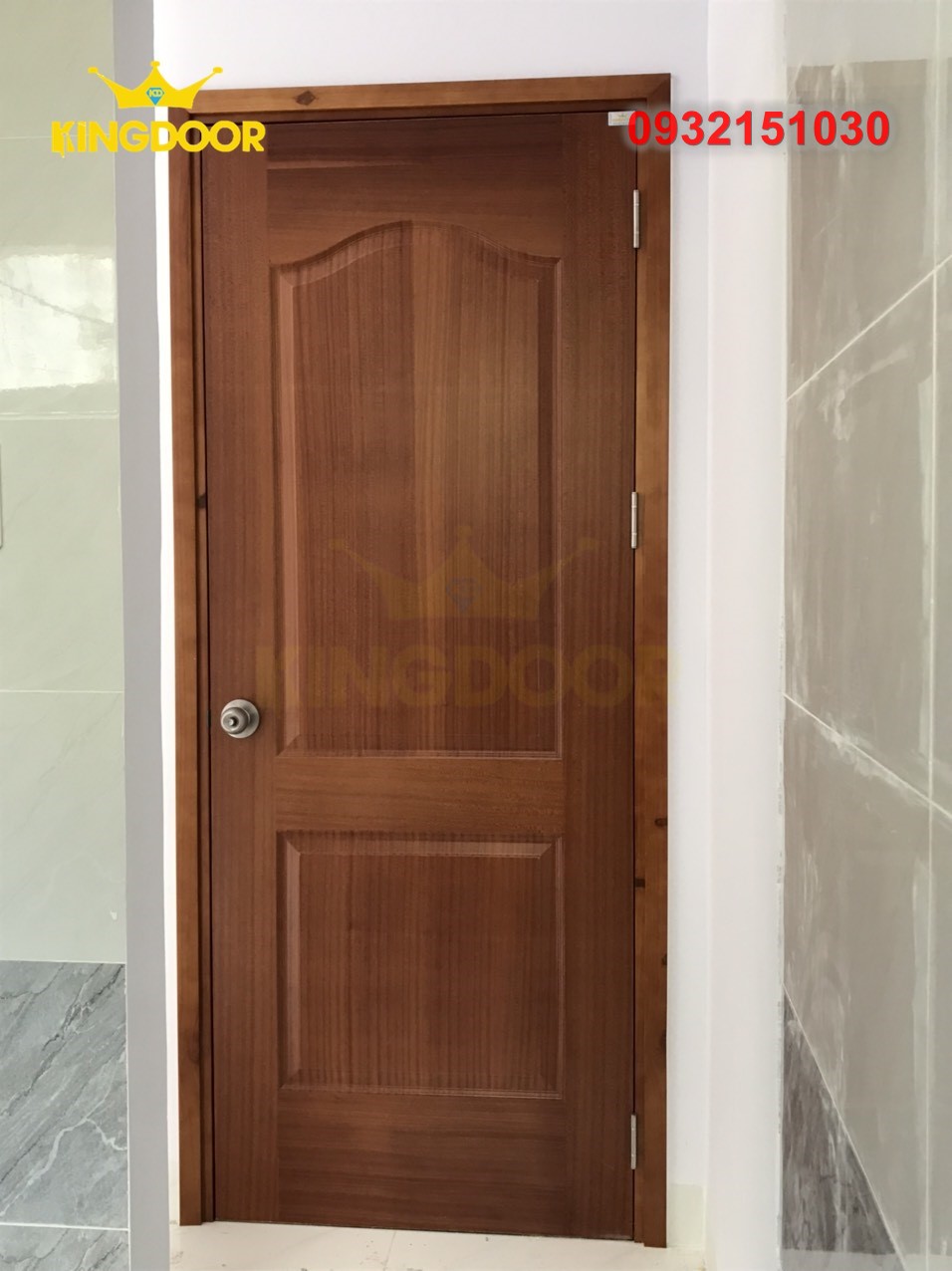 Cửa gỗ HDF veneer- Cửa gỗ công nghiệp giá rẻ