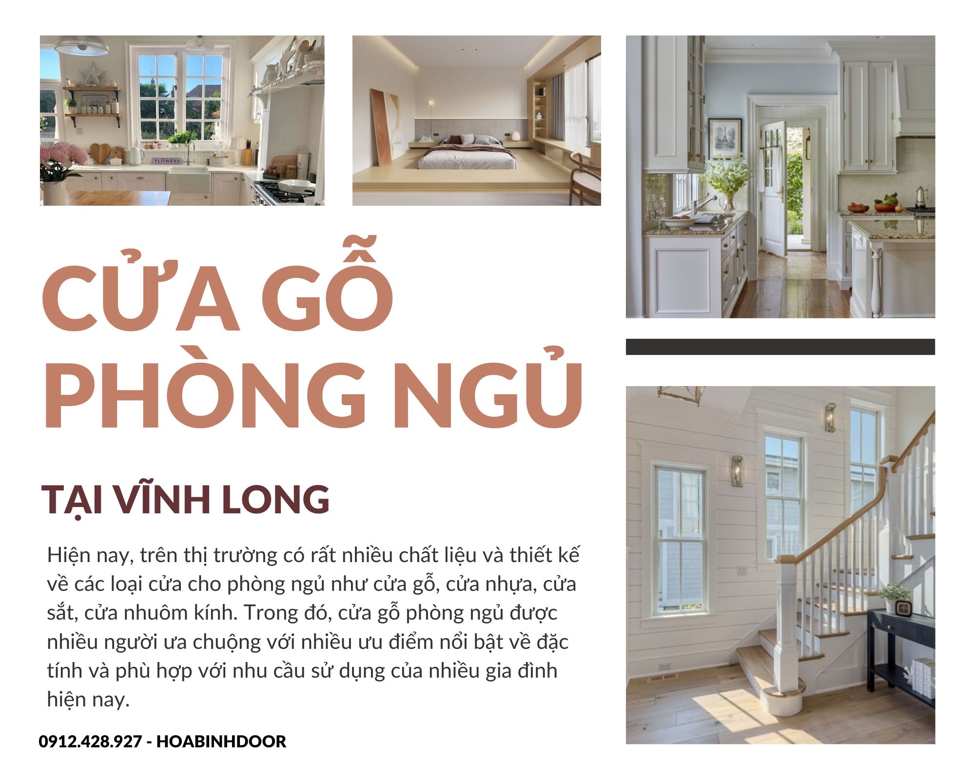 Báo Giá Cửa Gỗ Phòng Ngủ Tại Vĩnh Long  BÁO GIÁ MỚI NHẤT
