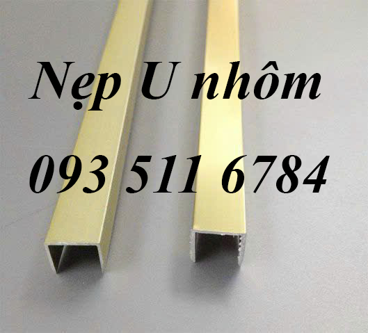 Nẹp trang trí đẹp giá rẻ Nẹp nhôm U5 U10 Nẹp kết thúc sàn gỗ nhựa