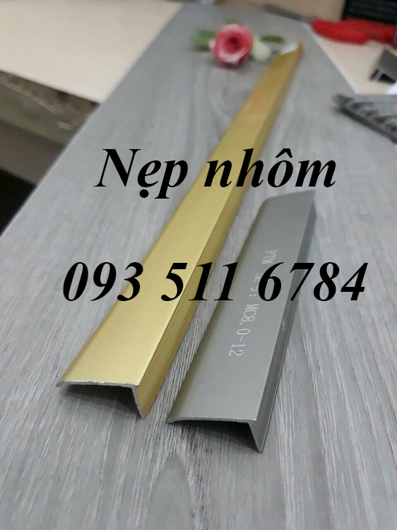 Nẹp trang trí đẹp giá rẻ Nẹp nhôm U5 U10 Nẹp kết thúc sàn gỗ nhựa