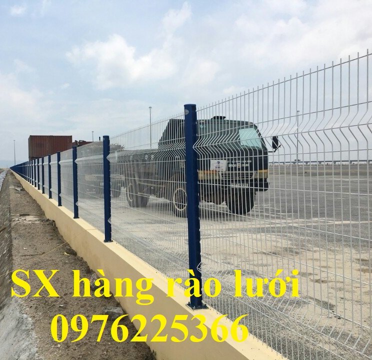 Mẫu hàng rào chắn sóng trên thân-Hàng rào mạ kẽm ,sơn tĩnh điện