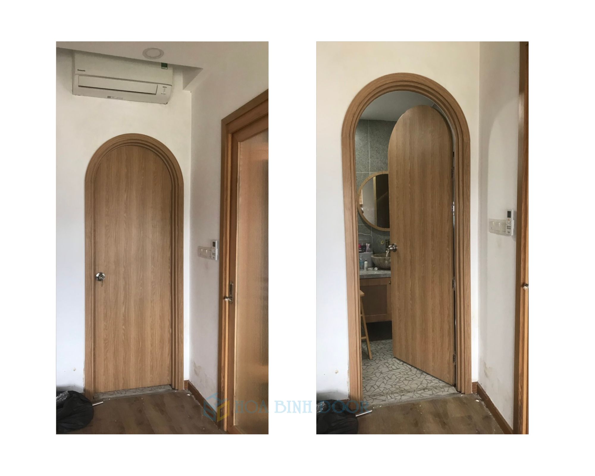 Báo giá cửa vòm nhựa tại quận 6  hoabinhdoor