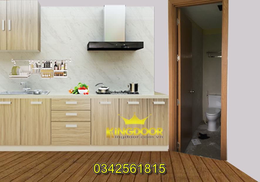 Cửa gỗ công nghiệp MDF Melamine cao cấp năm 2023