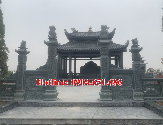 Cổng đá khu lăng mộ đẹp - Xây cổng khu lăng mộ, nghĩa trang
