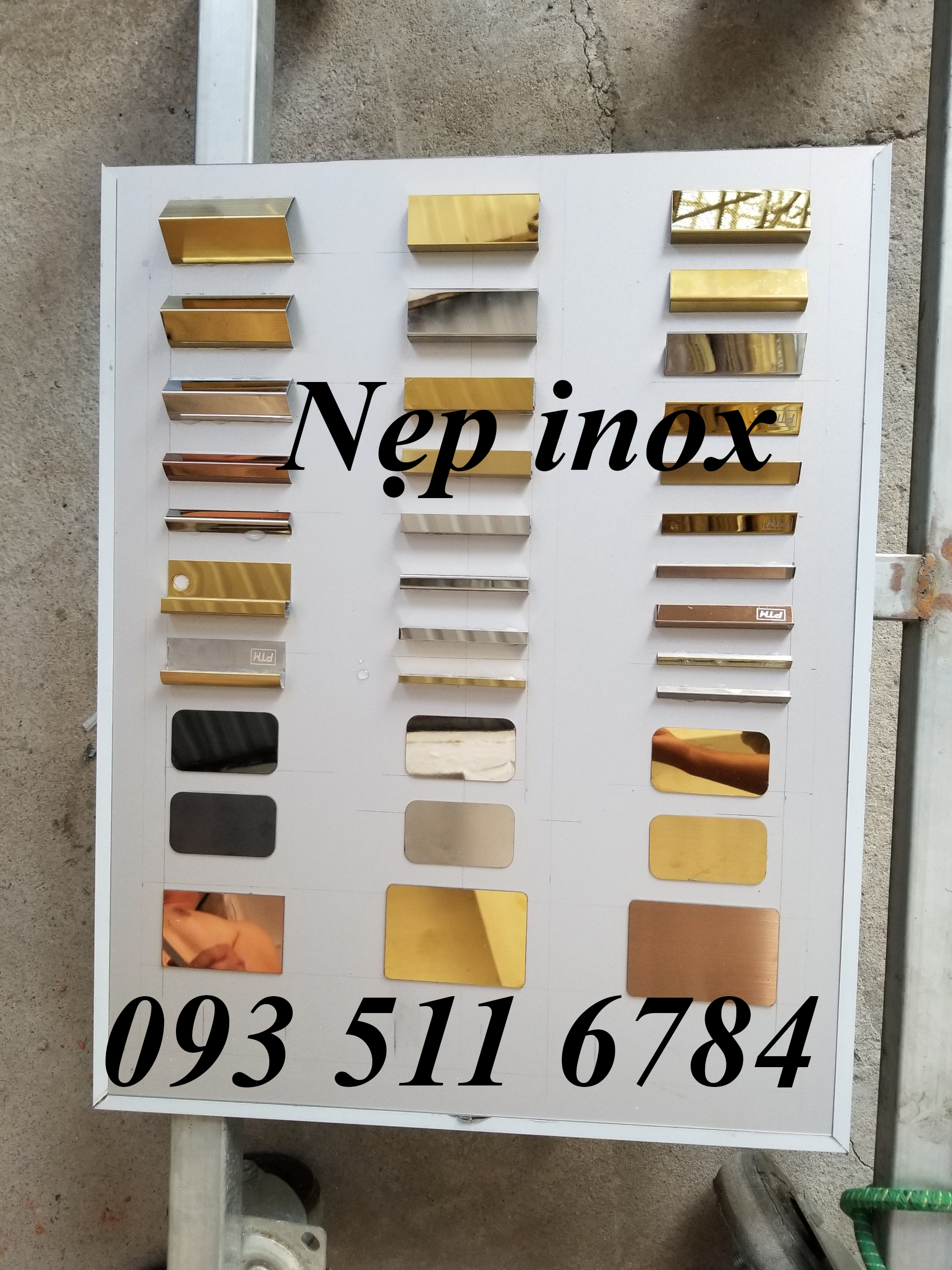 Nẹp Inox T20 che khe lún Nẹp nhôm V30 ốp góc cạnh