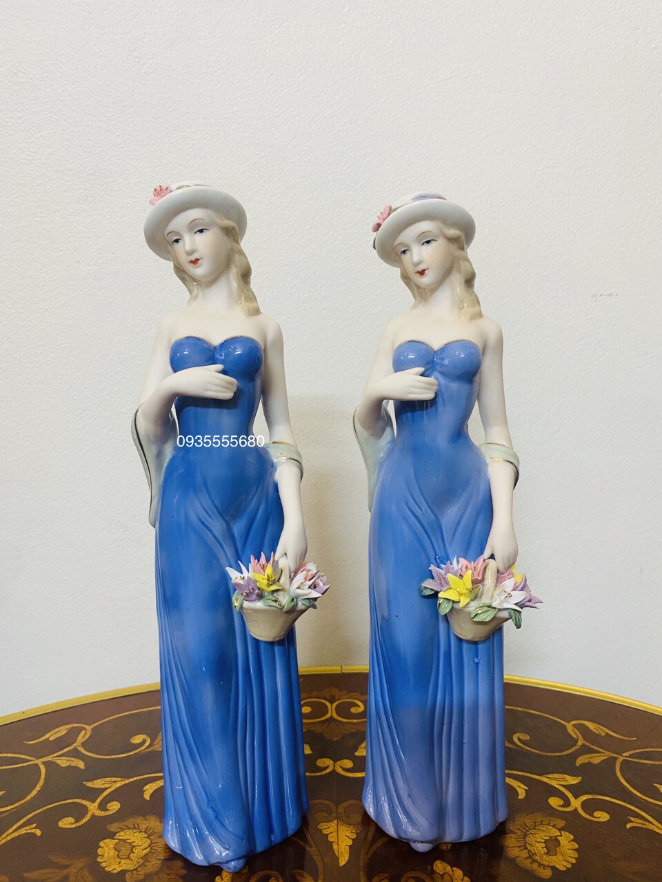 Giao lưu đôi tượng thiếu nữ hàng decor