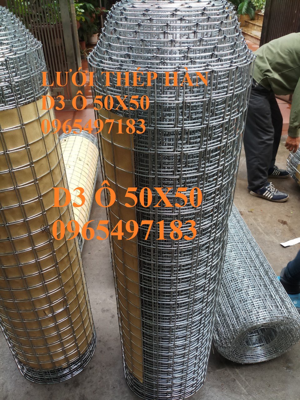Gía lưới thép hàn D3 A 50X50mm tại Hà Nội