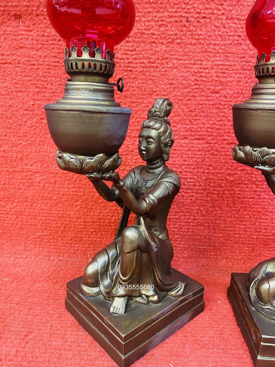 Giao lưu đôi đèn dầu quan thế âm