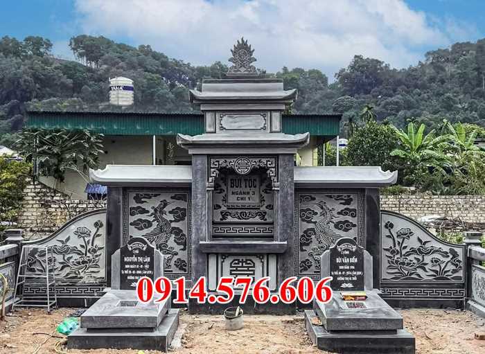 0023 lăng mộ đá đôi song thân phu thê đẹp bán quảng ngãi
