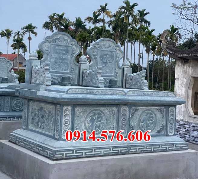 0027 lăng mộ đá đôi song thân phu thê đẹp bán ninh thuận