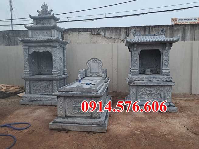 0027 lăng mộ đá đôi song thân phu thê đẹp bán ninh thuận