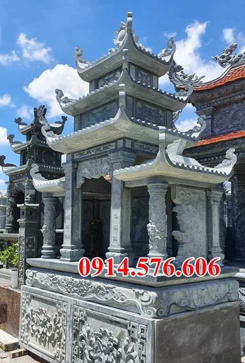 0027 lăng mộ đá đôi song thân phu thê đẹp bán ninh thuận