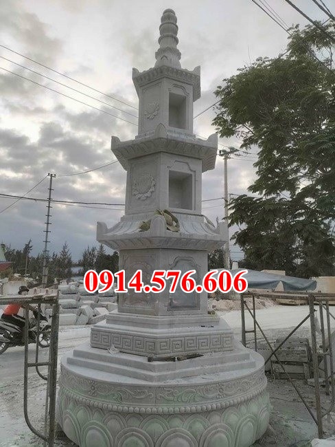 0222 mộ đá lục lăng hình bát giác đẹp bán sóc trăng