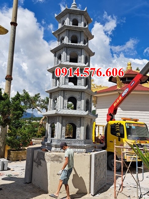 0222 mộ đá lục lăng hình bát giác đẹp bán sóc trăng