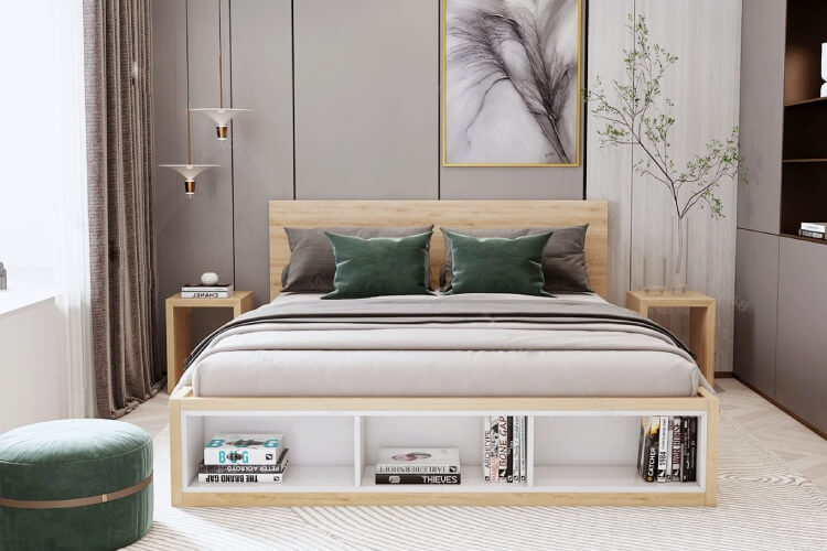Giường ngủ gỗ đẹp giá rẻ hcm - Đóng giường ngủ gỗ giá rẻ