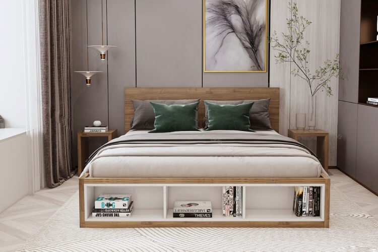 Giường ngủ gỗ đẹp giá rẻ hcm - Đóng giường ngủ gỗ giá rẻ