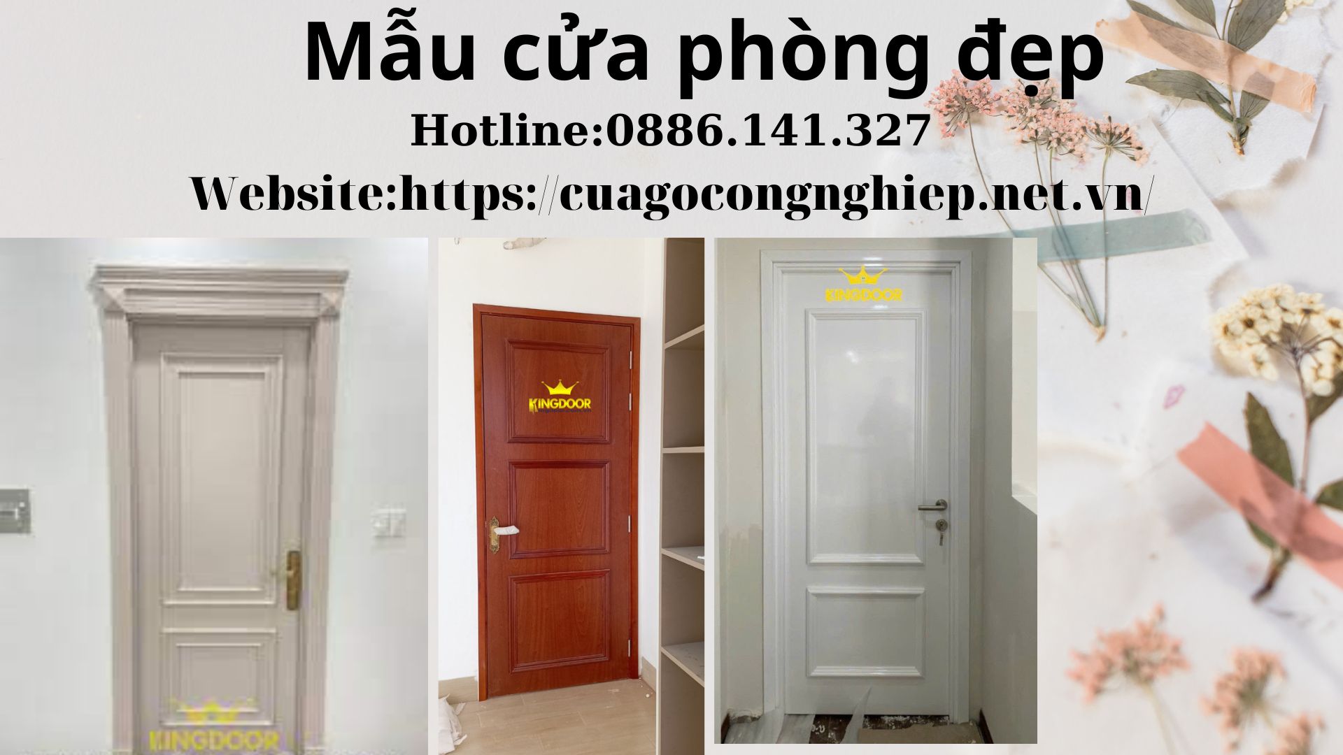 Mẫu cửa phòng tại thủ Đức - Cửa gỗ - cửa nhựa giá rẻ