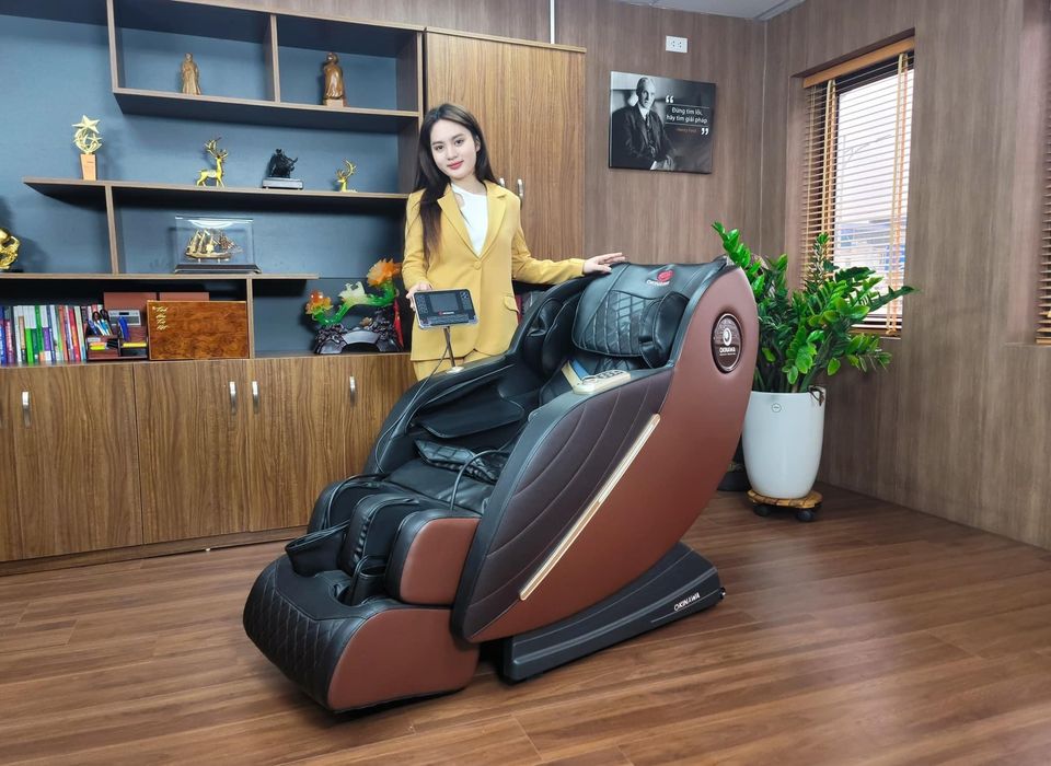 Ghế massage OKINAWA OS 336 - Cam kết giá tạo kho. Bảo hành 7 năm