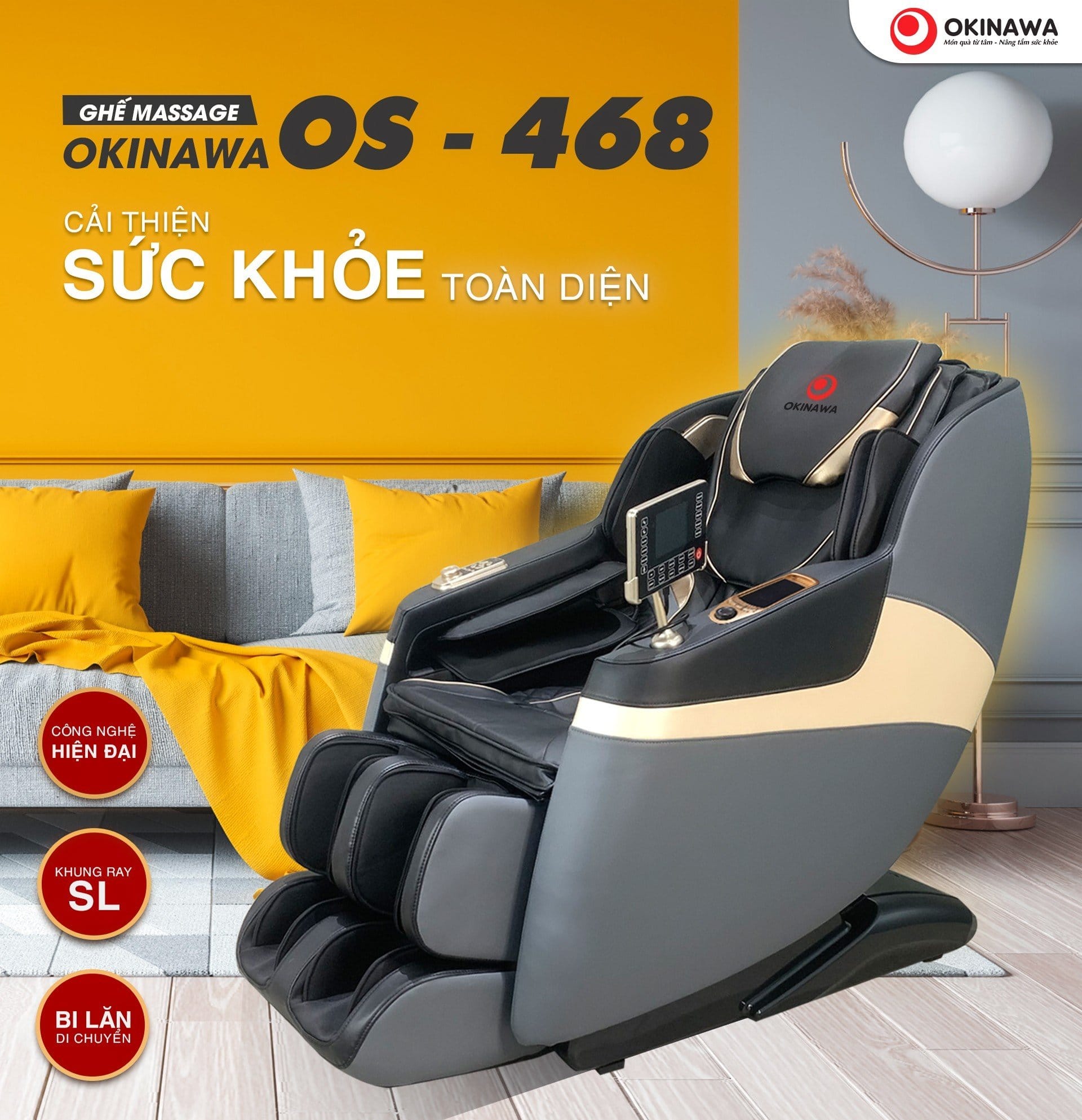 Ghế Massage OKINAWA  OS 468 giá tốt nhất
