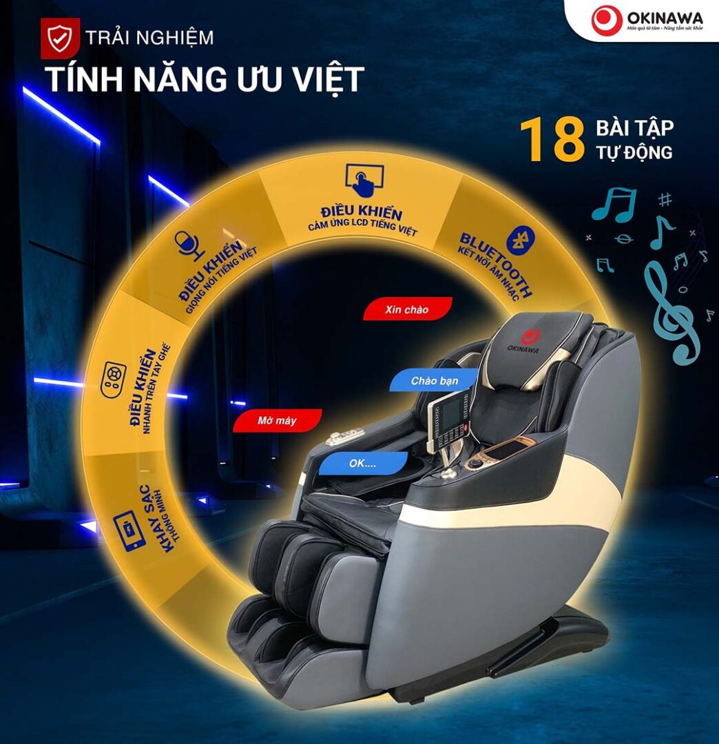 Ghế Massage OKINAWA  OS 468 giá tốt nhất