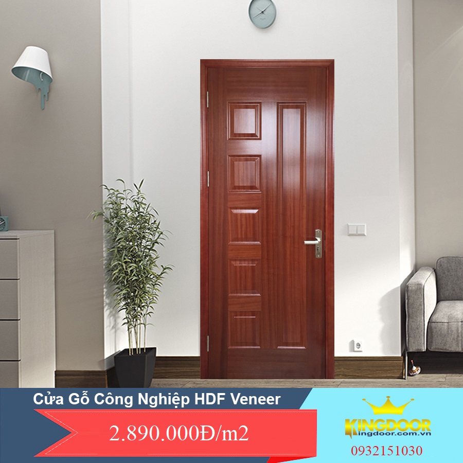 Mẫu cửa gỗ công nghiệp đẹp giành cho phòng ngủ