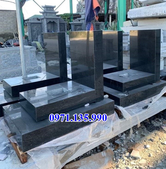 Mẫu mộ đá hoa cương đẹp bán tại thái bình lăng mộ bằng đá để tro cốt