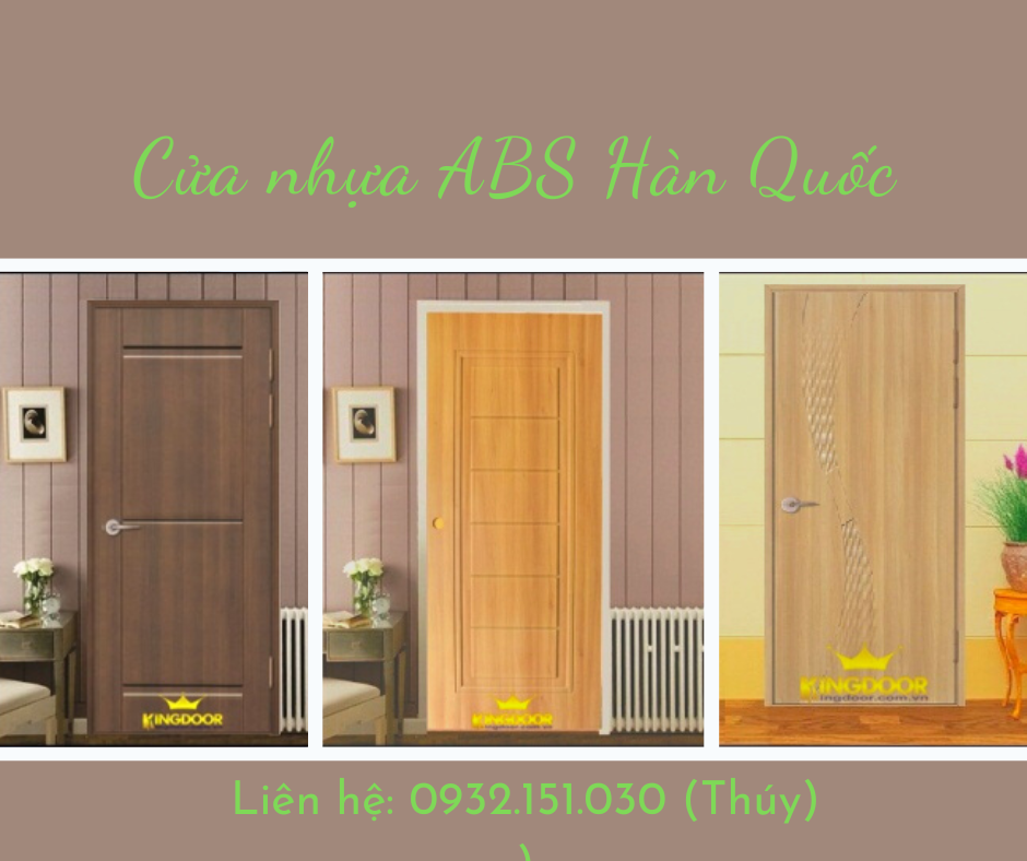 Cửa nhựa ABS Hàn Quốc xu hướng hiện đại 2023