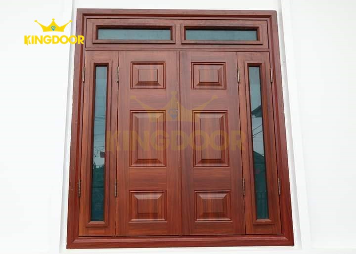 CỬA THÉP VÂN GỖ GIÁ RẺ NHẤT THỊ TRƯỜNG HIỆN ĐẠI 2023