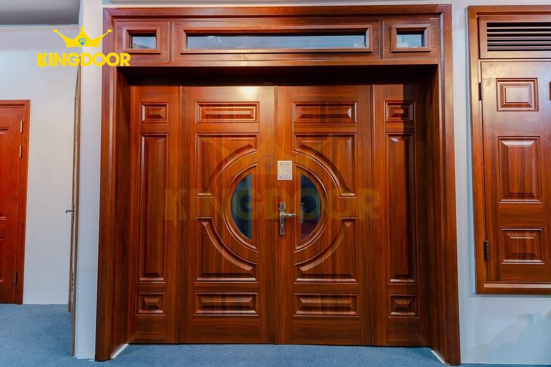 CỬA THÉP VÂN GỖ GIÁ RẺ NHẤT THỊ TRƯỜNG HIỆN ĐẠI 2023