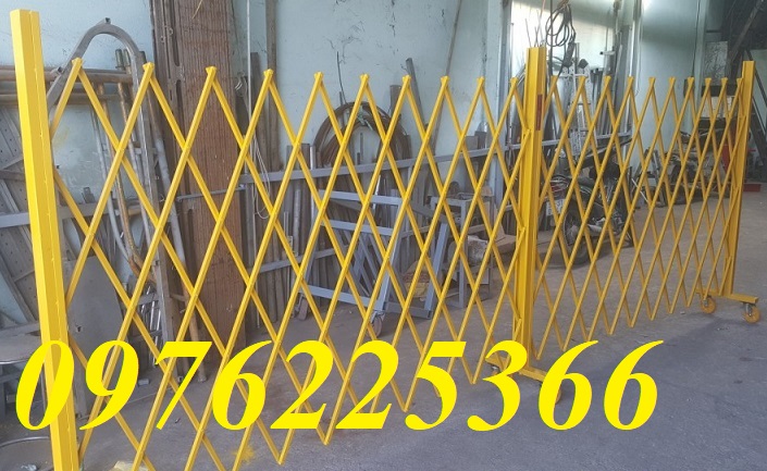Hàng rào xếp kéo tay-Sản xuất hàng rào xếp di động giá tốt