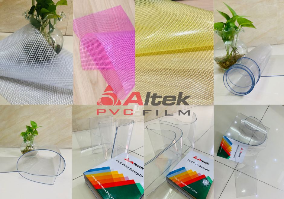Cuộn nhựa PVC dẻo trong với KLN (nhiều màu) chất lượng