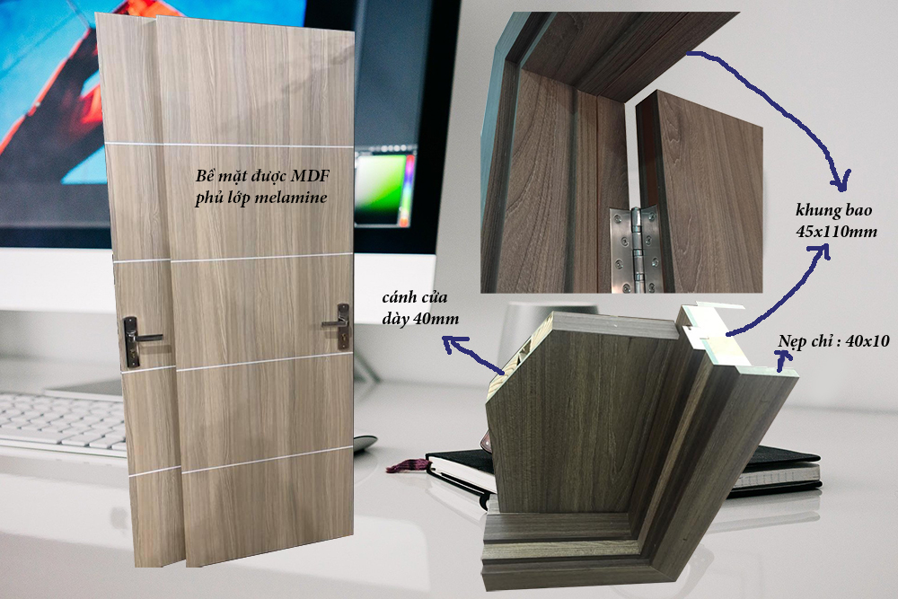 Giá Cửa Gỗ Công Nghiệp Melamine Tại TP HCM