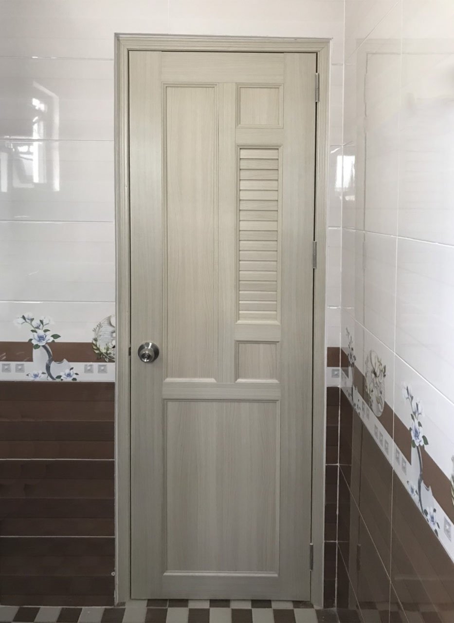 Giá cửa nhựa giả gỗ toilet Đài Loan kháng nước