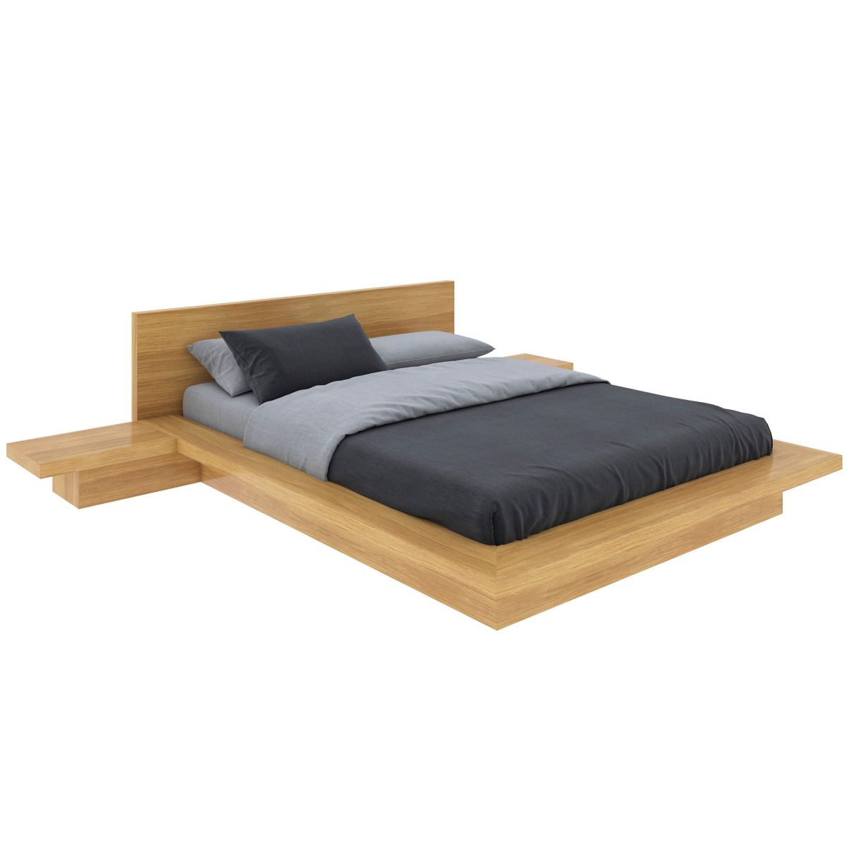 Giường gỗ mdf đẹp giá rẻ - Đóng giường ngủ gỗ an cường