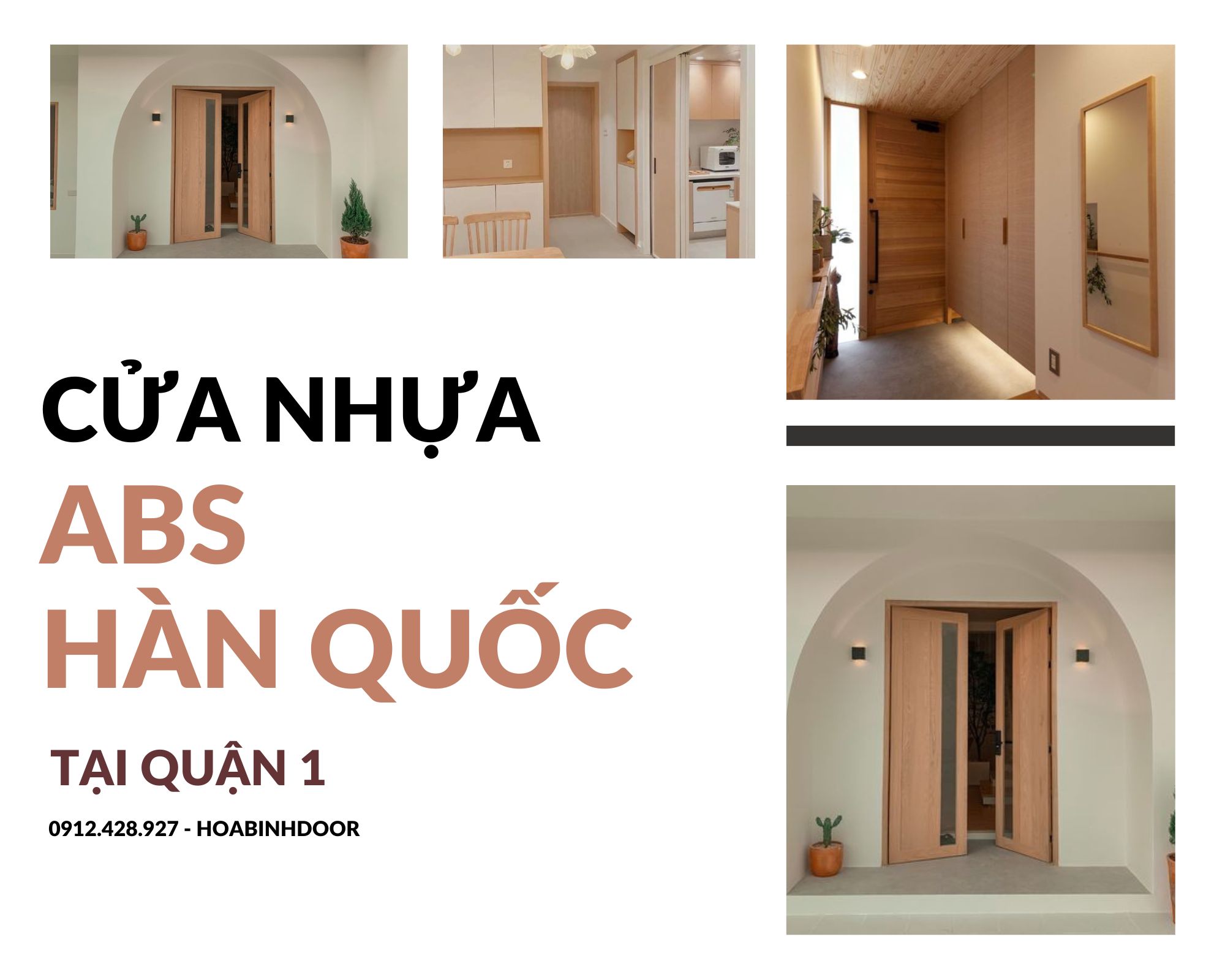 Cửa Nhựa ABS Hàn Quốc Tại Quận 1  BÁO GIÁ MỚI NHẤT HOABINHDOOR