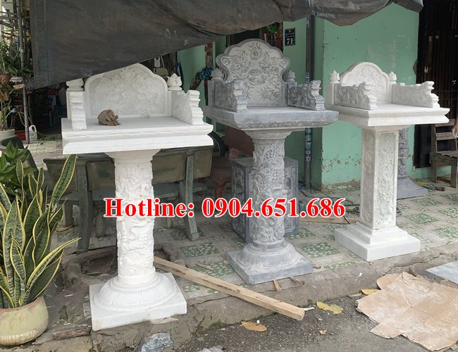 Trang thờ ngoài trời đẹp - Bán các mẫu trang thờ, cùng thờ bằng đá