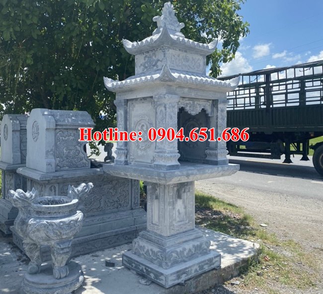 Trang thờ ngoài trời đẹp - Bán các mẫu trang thờ, cùng thờ bằng đá