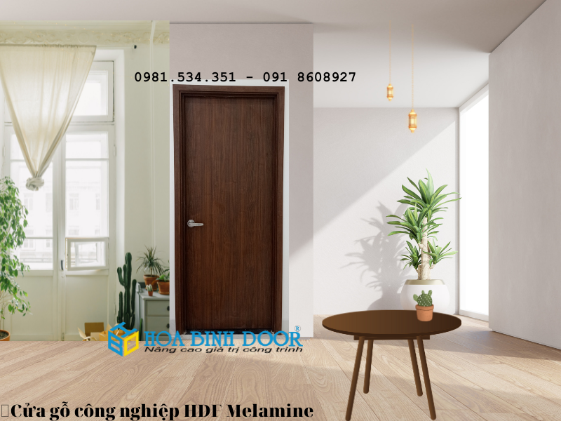Giá cửa gỗ công nghiệp tại quận 6 - Cửa gỗ công nghiệp HDF