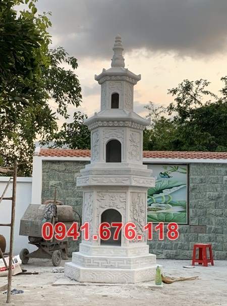 6789 Mẫu tháp tro cốt đá đẹp bán bạc liêu song thân phu thê